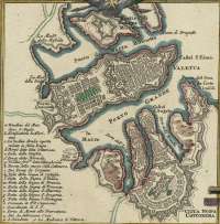 Валетта историческая карта